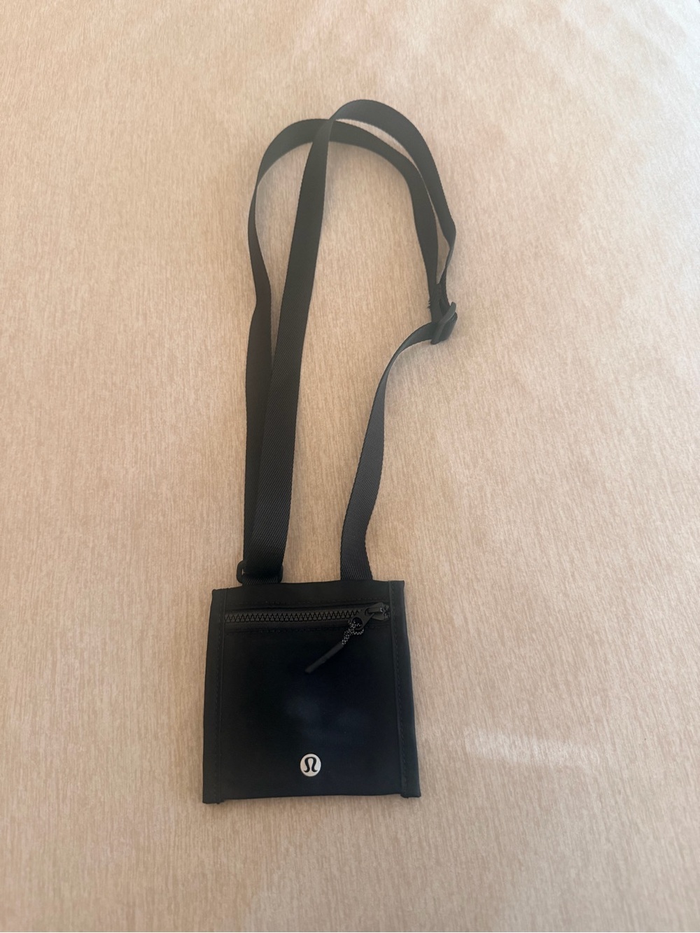 lululemon athletica Black crossbody wallet bag